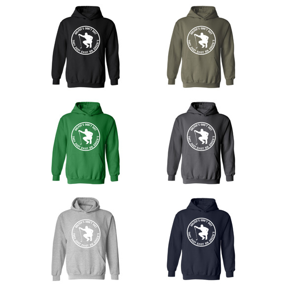 Golf Hoodie Golfers Don't Diet On Greens Funny Man Golfer Kneeling Sweatshirt - Picture 3 of 15